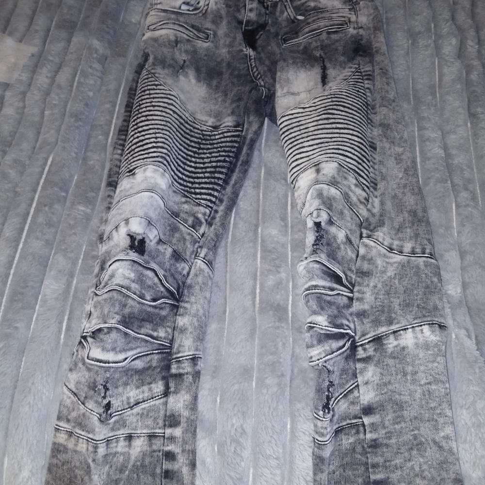 Ash Kids Distressed Gray Jeans